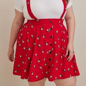 DISNEY MINNIE MOUSE SKIRT - CHALLIS RED - Plus Size 5X (Never Worn)